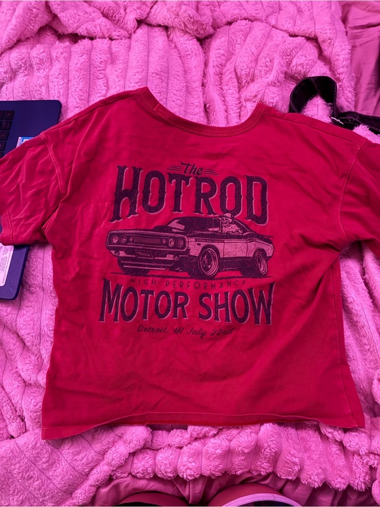 Cat & Jack Tops - Hotrod Motor Show Graphic Tee - Red